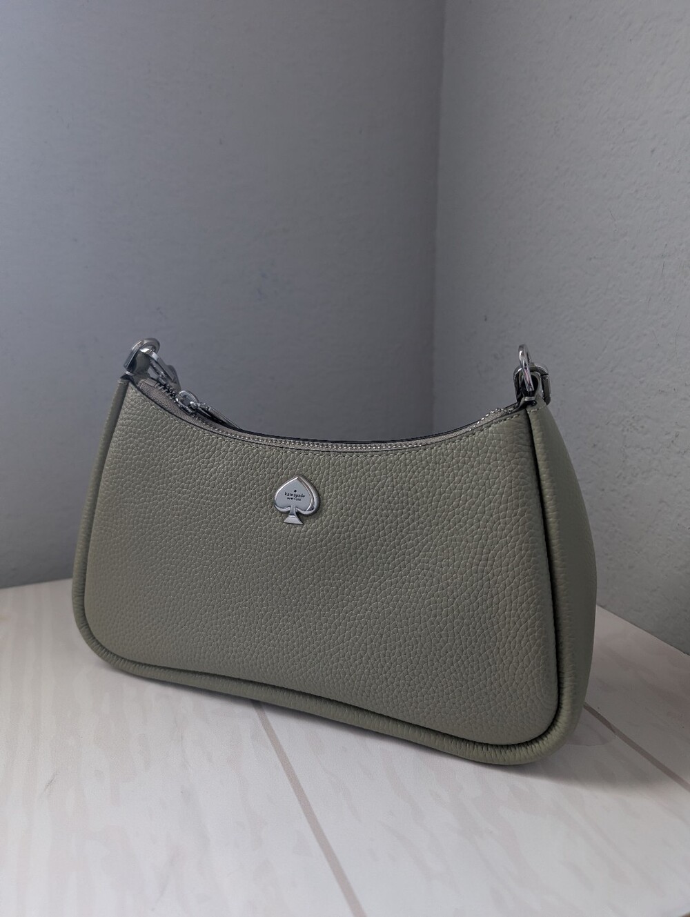NWT Kate Spade KI904 Kayla Small Convertible Pebbled Leather Shoulder Bag